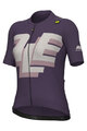 ALÉ Cycling short sleeve jersey - PR-E SAUVAGE - purple