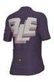 ALÉ Cycling short sleeve jersey - PR-E SAUVAGE - purple