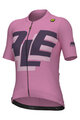 ALÉ Cycling short sleeve jersey - PR-E SAUVAGE - pink