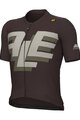 ALÉ Cycling short sleeve jersey - PR-E SAUVAGE - brown