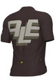 ALÉ Cycling short sleeve jersey - PR-E SAUVAGE - brown