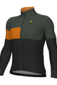 ALÉ Cycling thermal jacket - PR-E GEOMETRIC - black/grey/orange