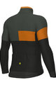 ALÉ Cycling thermal jacket - PR-E GEOMETRIC - black/grey/orange