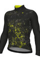 ALÉ Cycling thermal jacket - PR-E GHOSTLY - black/yellow