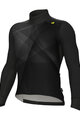 ALÉ Cycling winter long sleeve jersey - R-EV1 QUICK - black