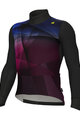 ALÉ Cycling winter long sleeve jersey - R-EV1 QUICK - bordeaux