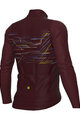 ALÉ Cycling winter long sleeve jersey - PR-E MEGABYTE - bordeaux