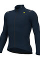 ALÉ Cycling winter long sleeve jersey - R-EV1 WARM RACE - blue