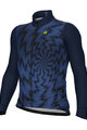 ALÉ Cycling winter long sleeve jersey - PR-E LIQUID - blue