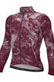 ALÉ Cycling winter long sleeve jersey - PRAGMA SPACE - bordeaux