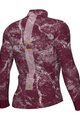 ALÉ Cycling winter long sleeve jersey - PRAGMA SPACE - bordeaux