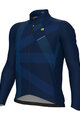 ALÉ Cycling winter long sleeve jersey - PRAGMA DIRECTION - blue