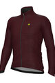 ALÉ Cycling thermal jacket - PR-E METAL - bordeaux