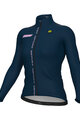 ALÉ Cycling winter long sleeve jersey - PR-E FOLLOW ME - blue