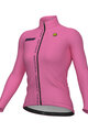 ALÉ Cycling winter long sleeve jersey - PR-E FOLLOW ME - pink