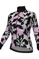 ALÉ Cycling winter long sleeve jersey - PR-E FLOWER - pink