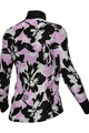 ALÉ Cycling winter long sleeve jersey - PR-E FLOWER - pink