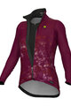 ALÉ Cycling thermal jacket - PR-E GHOSTLY - bordeaux