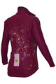 ALÉ Cycling thermal jacket - PR-E GHOSTLY - bordeaux