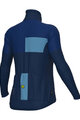 ALÉ Cycling thermal jacket - PR-E GEOMETRIC - blue