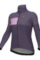 ALÉ Cycling thermal jacket - PR-E GEOMETRIC - purple