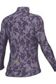 ALÉ Cycling winter long sleeve jersey - PRAGMA ESSENZA - purple