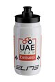 ELITE Cycling water bottle - FLY 550 UAE TEAM EMIRATES 2024 - white/red