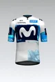 GOBIK Cycling short sleeve jersey - ODYSSEY MOVISTAR TEAM 2025 - white/blue/light blue