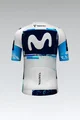 GOBIK Cycling short sleeve jersey - ODYSSEY MOVISTAR TEAM 2025 - white/blue/light blue