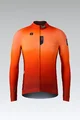 GOBIK Cycling winter long sleeve jersey - HYDER - orange