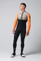 GOBIK Cycling winter long sleeve jersey - HYDER BLEND - orange/ivory/black