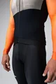 GOBIK Cycling winter long sleeve jersey - HYDER BLEND - orange/ivory/black