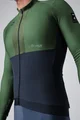 GOBIK Cycling winter long sleeve jersey - HYDER BLEND - green/blue