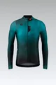 GOBIK Cycling winter long sleeve jersey - SUPERHYDER - turquoise