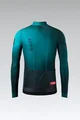 GOBIK Cycling winter long sleeve jersey - SUPERHYDER - turquoise