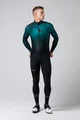 GOBIK Cycling winter long sleeve jersey - SUPERHYDER - turquoise