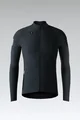 GOBIK Cycling winter long sleeve jersey - PACER SOLID 2.0 - black