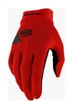 100% SPEEDLAB Cycling long-finger gloves - RIDECAMP GEL - red