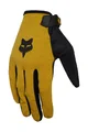 FOX Cycling long-finger gloves - RANGER - yellow