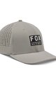 FOX Cycling hat - NON STOP TECH FLEXFIT - grey