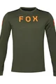 FOX Cycling summer long sleeve jersey - RANGER AVIATION - green