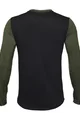 FOX Cycling summer long sleeve jersey - RANGER AVIATION - green