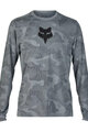 FOX Cycling summer long sleeve jersey - RANGER - grey