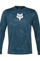 FOX Cycling summer long sleeve jersey - RANGER DRI - blue