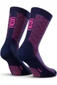 NEON Cyclingclassic socks - 3D - blue/pink