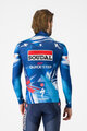 CASTELLI Cycling winter long sleeve jersey - PRO THERMAL QUICK STEP 2025 - blue/red