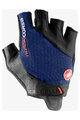 CASTELLI Cycling fingerless gloves - ROSSO CORSA PRO V - blue