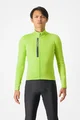 CASTELLI Cycling winter long sleeve jersey - ENTRATA THERMAL - light green