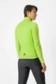 CASTELLI Cycling winter long sleeve jersey - ENTRATA THERMAL - light green