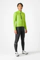 CASTELLI Cycling winter long sleeve jersey - ENTRATA THERMAL - light green